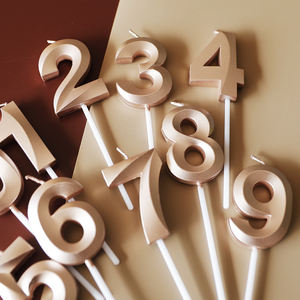 Merri augura <span class=keywords><strong>buon</strong></span> <span class=keywords><strong>compleanno</strong></span> creativo numero Sparkler torta decorazione forniture per festa nuziale paraffina cera candele portafortuna - Product Image 2