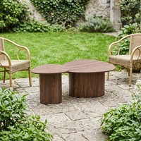 Table basse en MDF multifonctionnelle créative en promotion pour salon, table basse ronde