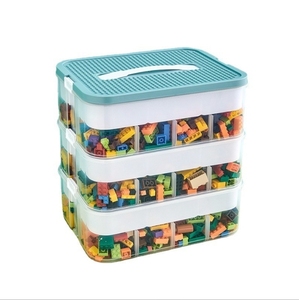 Kinderspiel zeug große Partikel Aufbewahrung sbox Teile Sortierung Aufbewahrung sbox Bausteine Sortier <span class=keywords><strong>box</strong></span> - Product Image 1