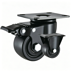 Anti Static Conductive Wheel ESD Safe 500 Lb Plate Mount Cleanroom Compatible Anti Static Industrial Caster With Casters Set - Product Image 1