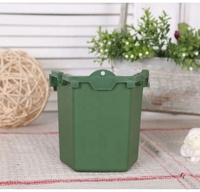 Pot de fleurs en plastique d'extérieur, support mural vertical pour jardin, plante vivante suspendue au mur