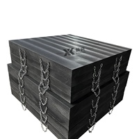 Coussinets de stabilisateur pour camion à flèche uhmwpe coussinets de nivellement de stabilisateur de grue