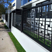 Écrans décoratifs extérieurs personnalisés en aluminium, écrans métalliques découpés au laser en acier pour extérieur, garde-corps de balcon découpé au laser