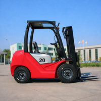 Chariot élévateur diesel 2T à prix d'usine, technologie japonaise, chariot élévateur IC pour le chargement et le déchargement de palettes