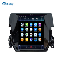 Lecteur multimédia DVD de voiture à écran vertical 9.7 "pour Honda Civic Android Radio GPS Navigation Car Stereo
