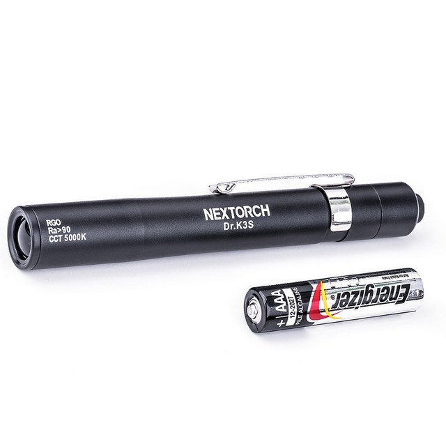 Medical Flashlight Dr. K3S Moon Spot Eye Exam RA90 RG0 Class LED Alcohol Resistant 5000K White Light Source Torch Pupil Gauge