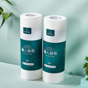 キッチンクレンジングワイプ使い捨てクリーニング木材ビスコースキッチンクロスロールタオルの怠惰なぼろきれ - Product Image 5