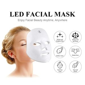 หน้ากากบำบัดด้วยแสงโฟตอน LED 7 สี ไร้สาย พร้อมเซ็นเซอร์สัมผัส - Product Image 2