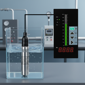 스마트 수중 레벨 트랜스미터 디지털 디스플레이 RS485 출력 0.5% 정확도 원격 모니터링을 위한 금속 구조 - Product Image 1