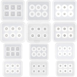 DM760 DIY pulsera transparente molde de resina epoxi pequeñas cuentas aromáticas moldes de joyería de silicona para fundición de resina - Product Image 5