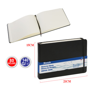 21x148CM Sketchbook a spirale 80 fogli 140gsm A4/A3 formato colore dell'acqua disegno a matita stampato per disegnare progetti d'arte regalo perfetto - Product Image 1