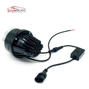 หลอดไฟหน้ารถยนต์ Bullvision C-F100 Mini Projector Lens H4 LED สีขาว ราคาถูกที่สุด พร้อมเลนส์ Tri-led 3 สี หลอดไฟ LED พลังสูง - Product Image 2