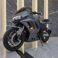 Moto électrique H400-M-P 3000W avec moteur central, 72V, sportive, bras oscillant unique, pneus tubeless, vitesse max 130KM/H, autonomie 240KM, vente en gros