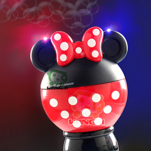 Machine à bulles électrique avec baguette magique pour souris mignonne avec lumière et musique - Product Image 3