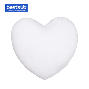 Corazón de mezcla de hogar Decoración regalo de sublimación en blanco de la comodidad de la cama funda de almohada caso - Product Image 2