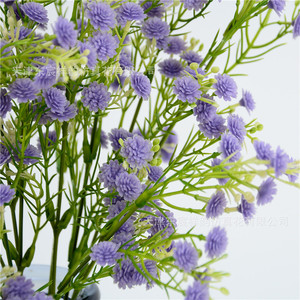 Dongchen Crafts Artificial Baby's Breath Bouquet 5 Pronged Soft Rubber <b>Pink</b> Wedding <b>Home</b> <b>Decor</b> Floral Arrangement Props - Product Image 2