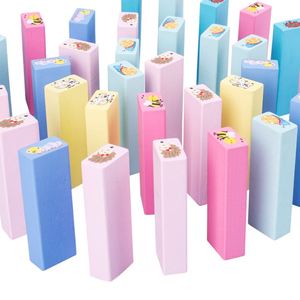 Jeu de société familial en bois classique : Jeu de blocs en bois original pour empiler et construire une tour, stimulant les capacités sensorielles et le divertissement - Product Image 5