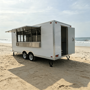 Chariot de vente de hot-dogs, remorque à hot-dogs, chariot de collations mobile, chariot de restauration rapide, remorque de restauration extérieure, kiosque alimentaire - Product Image 5