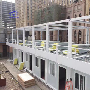 Maison conteneur détachable à 2 étages personnalisable, préfabriquée mobile, assemblage rapide, petit appartement modulaire, acier préfabriqué à vendre - Product Image 1