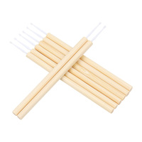 Bâtonnets de coton en bambou pour greffe de cils, démaquillage des faux cils, nettoyage de la colle à cils, petits bâtonnets de coton pour tatouage - Vente en gros