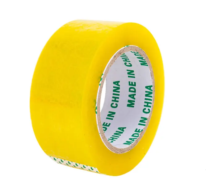 For Carton Sealing Or Packing Use Best Quality Clear Opp Adhesive Duct Transparent yellow Tape