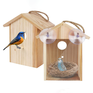 Nid en bois personnalisé de bonne qualité, entièrement assemblé, maison d'oiseaux, vente en gros, pièces - Product Image 1