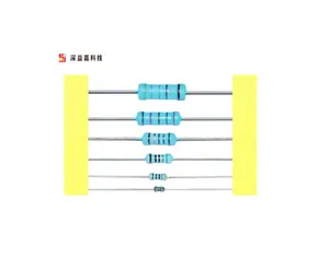 Resistor film logam 1/2W 0.5W 4K7 5K2 1% tersedia