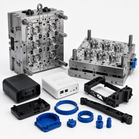 Composants en plastique pour boîtiers électroniques moulés par injection de haute qualité, service de moulage par injection plastique sur mesure, haute précision OEM