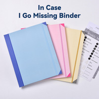 Organiseur de documents A4 en papier opaque ignifuge, classeurs extensibles, imprimés UV pour l'école, papiers importants, passeports