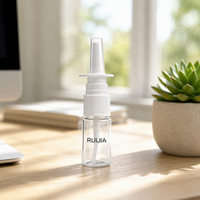 Flacon pulvérisateur nasal 10 ml 15 ml 30 ml 50 ml en plastique PET transparent blanc
