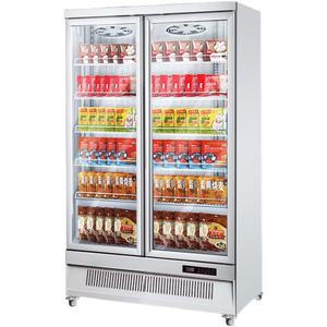 Congelador Vertical Comercial de 3 Puertas, Refrigerador con Ruedas para Uso en <span class=keywords><strong>Supermercados</strong></span> - Product Image 3