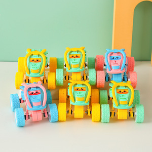 Voiture tout-terrain à inertie à quatre roues motrices pour enfants, jouet en plastique pour garçons de 2 à 4 ans, couleur macaron - Product Image 4