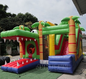 <span class=keywords><strong>ปาก</strong></span>จระเข้พองปราสาทเด้งต้นปาล์มบ้านกระโดดด้วยสไลด์โรงงานขายใหญ่ส่วนลดที่ดีที่สุด - Product Image 3