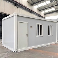 Maison conteneur démontable, structure modulaire préfabriquée pour bureau temporaire d'usine, salle de réunion du personnel