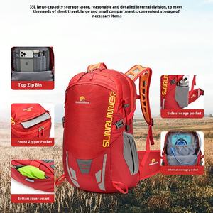 Custom Hiking Sports <b>Backpack</b> Camping Lightweight Suspension Breathable Nylon Climbing Mountaineering Bags Portable Daypack - Product Image 3