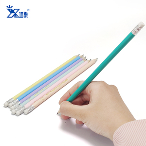 <span class=keywords><strong>Meilleur</strong></span> fabricant de papeterie en Chine, crayons à dessin en bois avec logo personnalisé, crayons HB standard en vrac pour enfants - Product Image 3