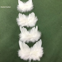 Ailes d'ange miniatures en plumes de poulet teintées, pour la décoration de pendentifs, accessoires de vêtements de poupée, utilisation carnaval - Vente directe usine