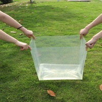 Housses de palette transparentes en PE étanches T1012C, film étirable réutilisable pour emballage informatique
