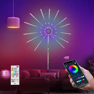 Indoor Smart Remote APP Control lampada per fuochi d'artificio musica Meteor camera da letto Party Sky Decor Dream Color Led luci per fuochi d'artificio per natale