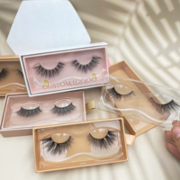 Cils en vison 3D en marque privée, vente en gros, fourrure de vison véritable, fournisseur de cils en vison 3D avec emballage privé
