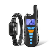 Entraîneur de chien à distance T755, portée 800m, étanche IP67, vibrations, lumière, 3 canaux, vente en gros OEM