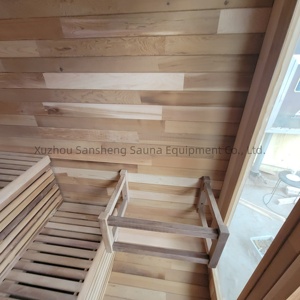 Sauna en bois haut de gamme <span class=keywords><strong>pour</strong></span> la maison, <span class=keywords><strong>spa</strong></span> extérieur <span class=keywords><strong>pour</strong></span> <span class=keywords><strong>4</strong></span> personnes, sauna en forme de cube, sauna à vapeur <span class=keywords><strong>pour</strong></span> la relaxation - Product Image 5