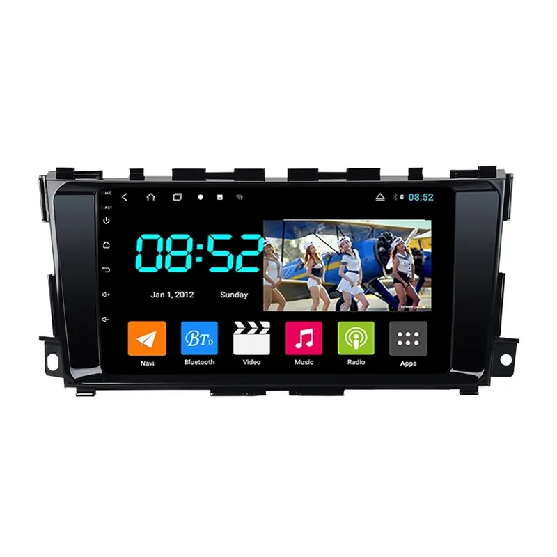 Wanqi Máy Phát Đa Phương Tiện Dvd 9 Inch TS9 Android 10 4 + 64 Cho Xe Hơi Hệ Thống Định Vị Gps Âm Thanh Nổi Video Radio Cho Nissan Altima 2013-2018