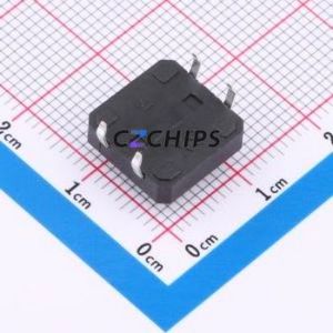 BX-TS-26-121255CJ Tactile Switch Through hole-4P,12x12mm Switch Single Pole Single Throw Round Button 2.6N Through Hole - Product Image 2