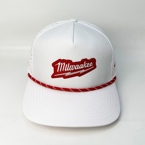Waterproof Snapback Cap Custom Hats Embroidered logo 5 Panel Sports Breathable Rope Gorras for Business - Product Image 2