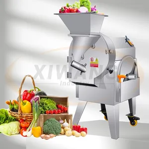 High Quality Vegetable Fruit Ginger Potato Carrot Dicing Slicing Cube Cutting Machine Industrial Vegetable Cutter Machine
