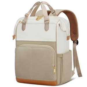 Sac à dos de voyage antivol personnalisé pour femmes, 15,6 pouces, poche RFID, résistant à l'eau, sac à dos pour ordinateur portable - Product Image 1