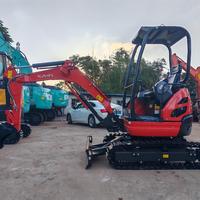 Excavator Mini Crawler ODM U22-6 2,2 Ton Zero Tail Swing dengan Mesin D1105, Ringkas, untuk Lanskap, Utilitas, dan Konstruksi Hunian