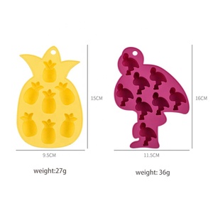 Mới nhất bán buôn Flamingo dứa xương rồng hình dạng <span class=keywords><strong>Ice</strong></span> Cube khay Silicone <span class=keywords><strong>Ice</strong></span> Cube khuôn - Product Image 3