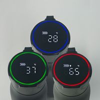 Bouteilles d'eau intelligentes portables en acier inoxydable 316 de haute qualité de 500 ml avec affichage de la température et rappel de consommation – Vente en gros